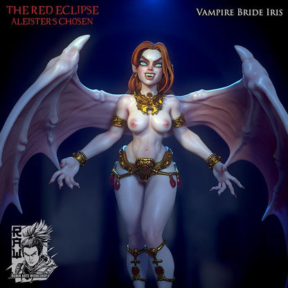 The Red Eclipse | Fantasy DnD Vampire Monster Collectible Miniatures | 35mm / 75mm | by RoninArtsWorkshop