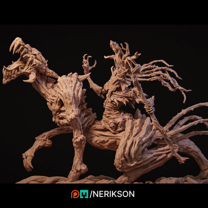 Horseman of Famine | Fantasy Fighter Knight Collectible Miniature Statue | 140mm | by Nerikson