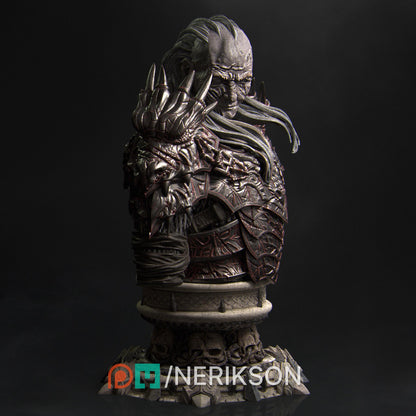 Reving the Dragon Knight Bust | Collectible Fantasy Bust Statue Miniature | by Nerikson