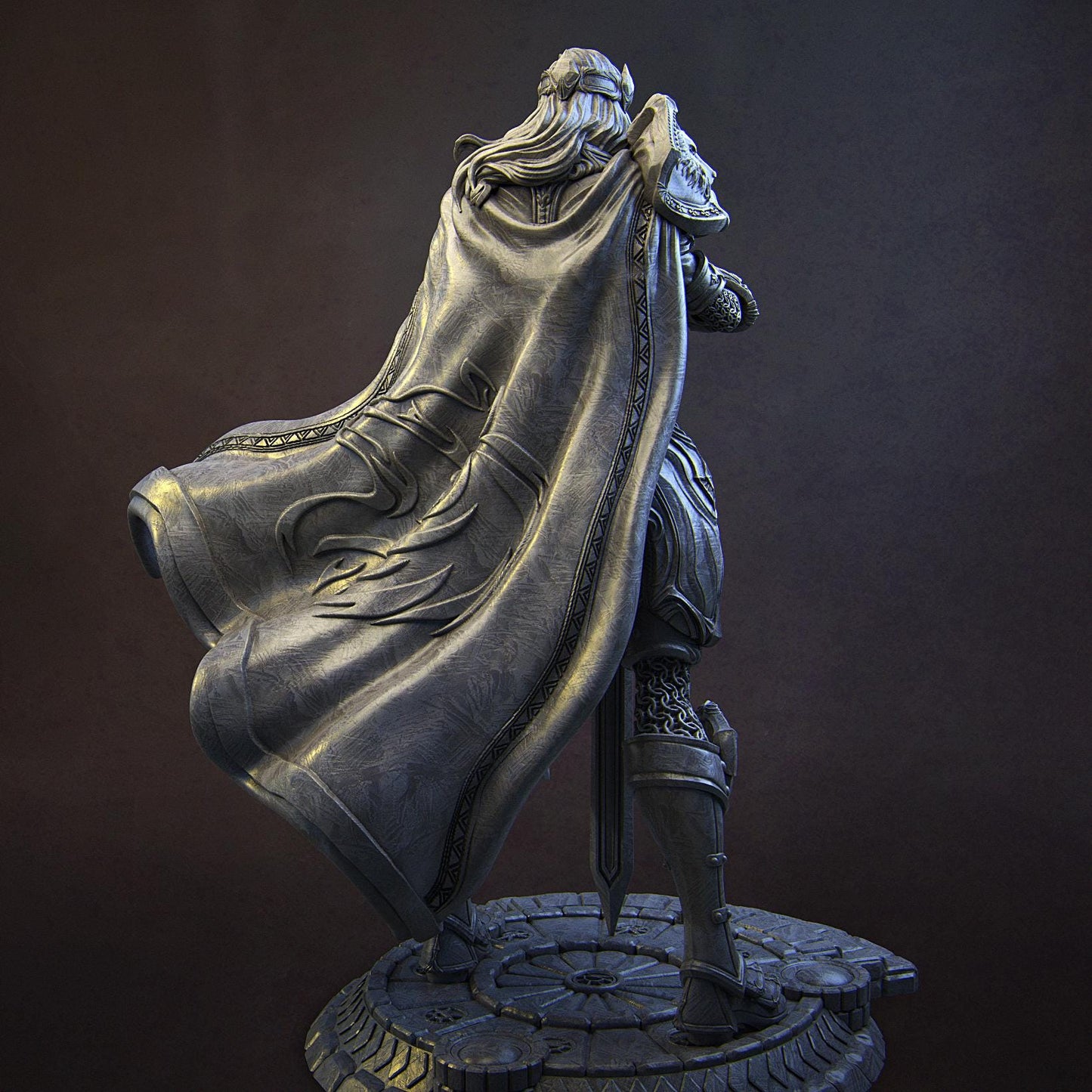 Alina, Paladin of the Dawn | DnD Female Knight Warrior Collectible Miniature | 32mm / 75mm | by Nerikson