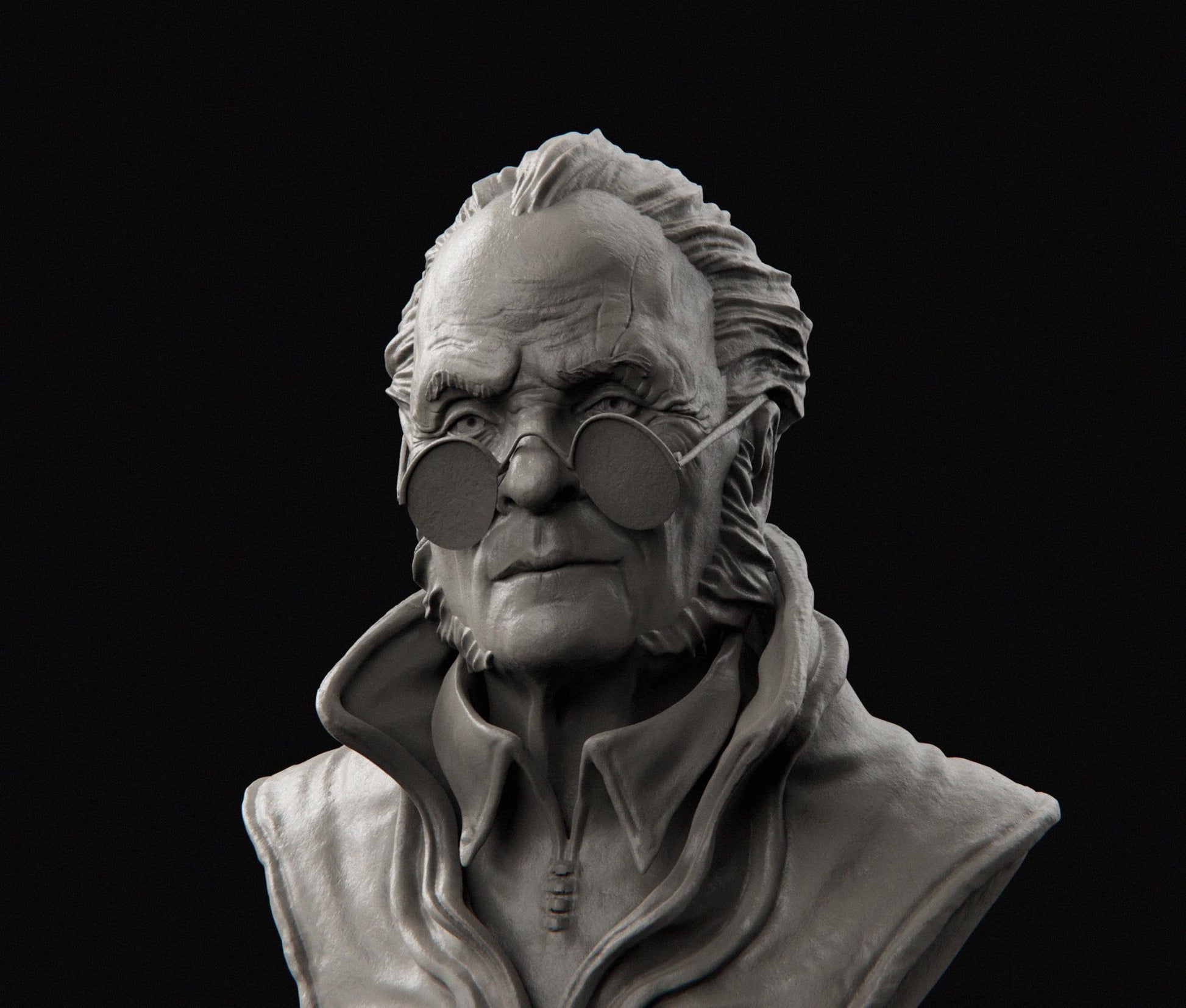 Vampire Hunter Bust | Collectible Fantasy Bust Statue Miniature | by Nerikson