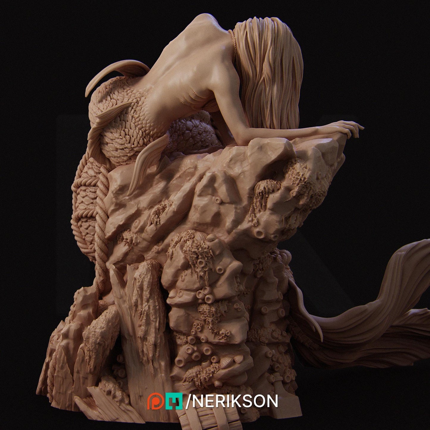 Requiem for a Dream | Fantasy Mermaid Collectible Resin Diorama | by Nerikson