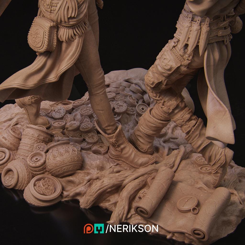 Ode to Joy | Fantasy Thief Rogue Collectible Resin Diorama | by Nerikson