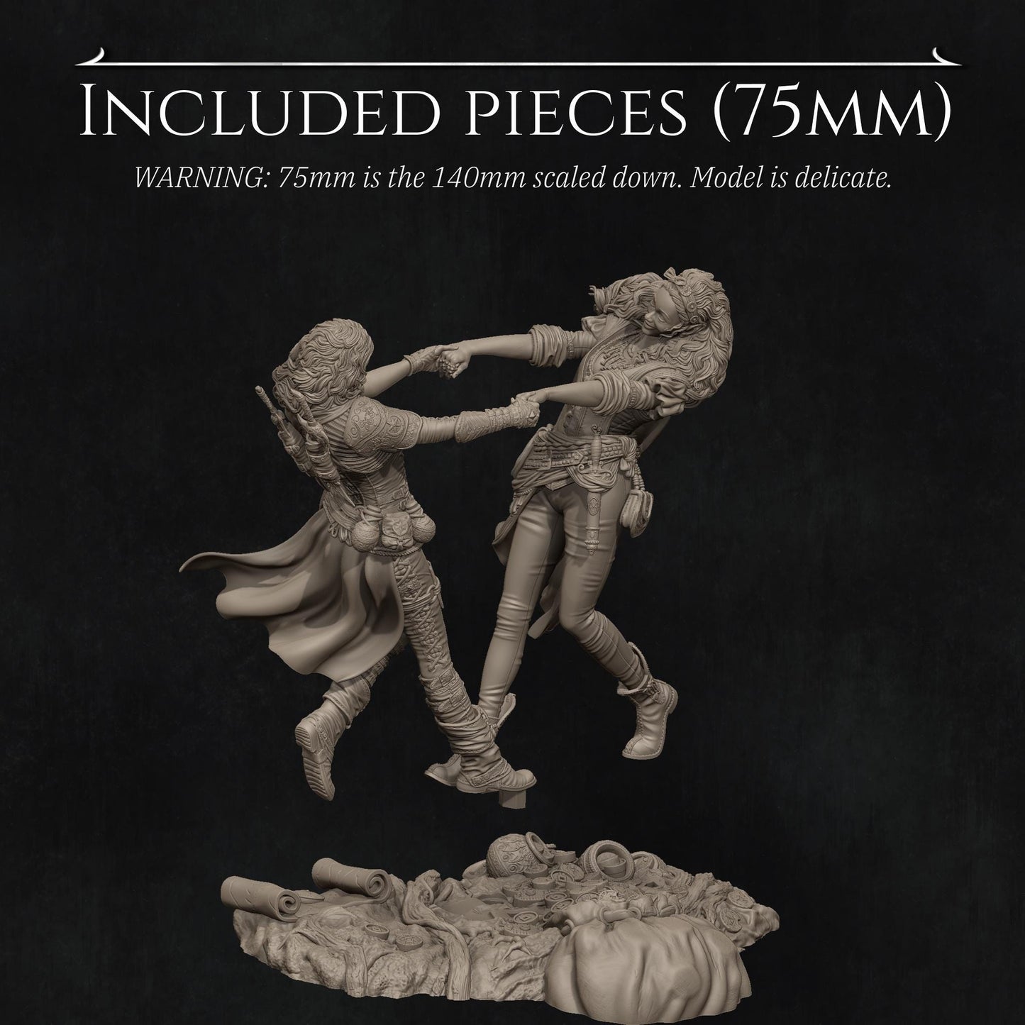 Ode to Joy | Fantasy Thief Rogue Collectible Resin Diorama | by Nerikson