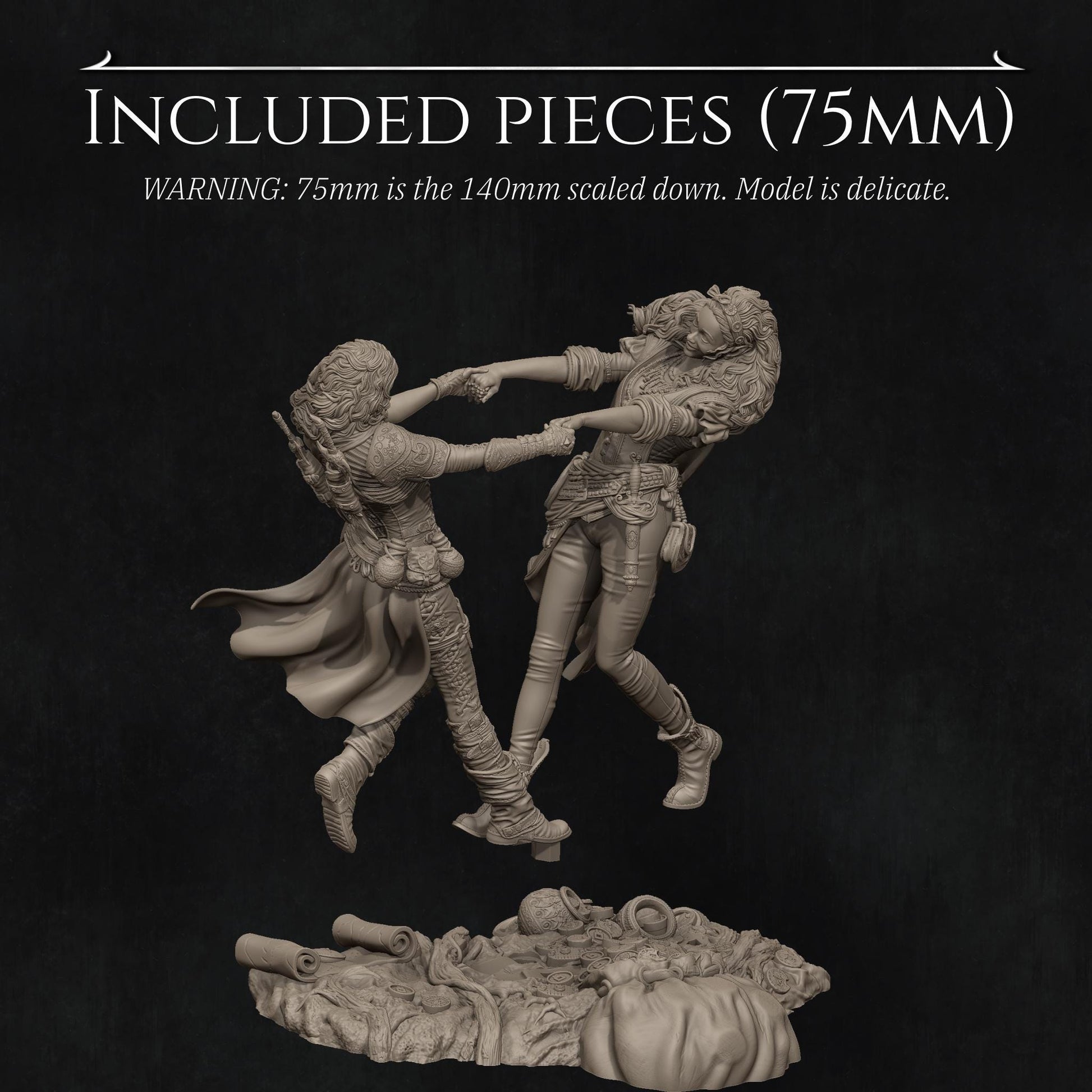 Ode to Joy | Fantasy Thief Rogue Collectible Resin Diorama | by Nerikson
