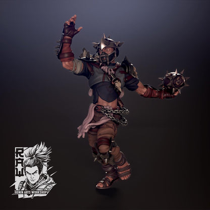 Buran the Stonecrow Hunter | Fantasy Football Collectible Miniature | 54mm / 75mm | by RoninArtsWorkshop