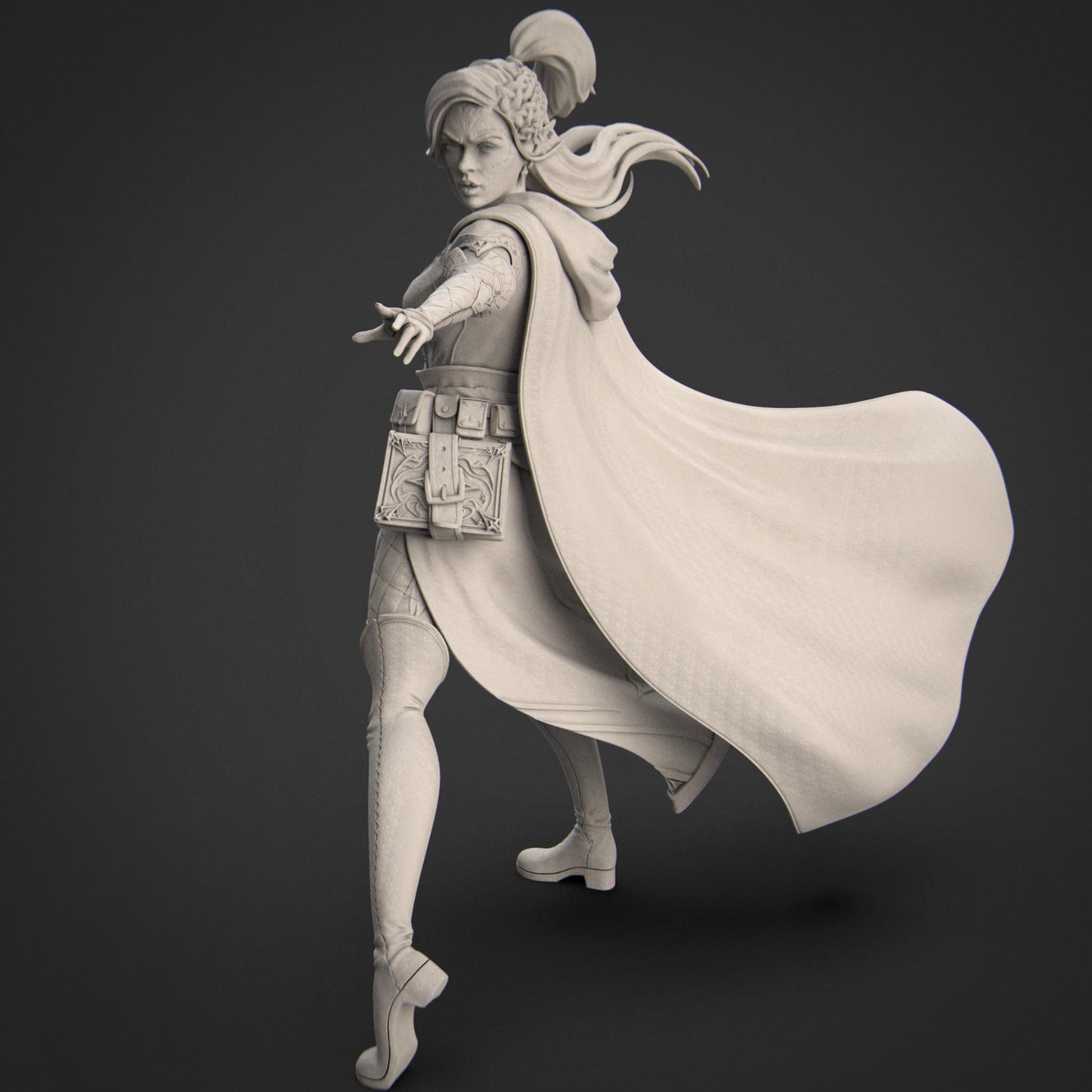 Elf Mage | DnD Collectible Tabletop Statue | 35mm / 75mm | by Nerikson