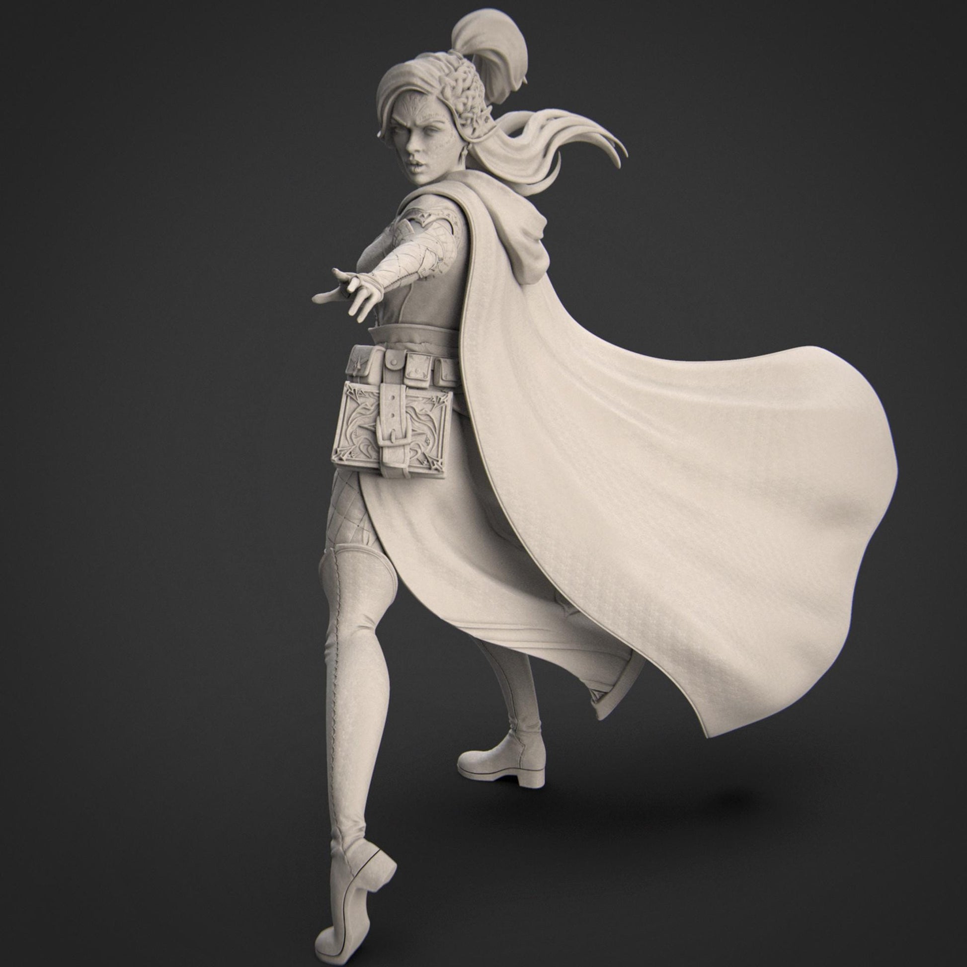 Elf Mage | DnD Collectible Tabletop Statue | 35mm / 75mm | by Nerikson