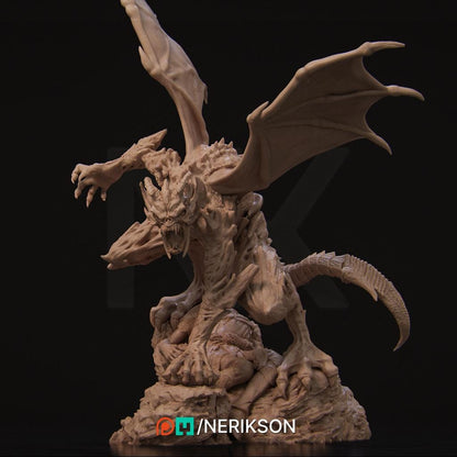 Steve the Demon Imp | Fantasy Monster Collectible Miniature Statue | 75mm / 140mm | by Nerikson