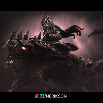 Horseman of War | Fantasy Fighter Knight Collectible Miniature Statue | 140mm | by Nerikson