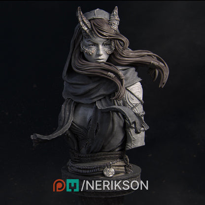 Rowena Bust | Collectible Fantasy Bust Statue Miniature | by Nerikson