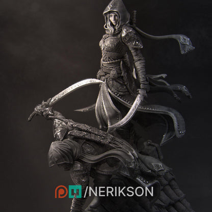 The Unseen Blades | Fantasy Assassin Thief Collectible Resin Diorama | by Nerikson