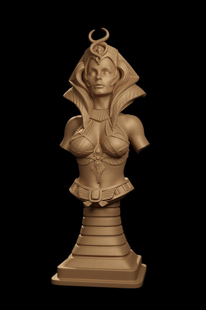 Nefareen, the Sphinx Warrior | DnD Female Sphinx Fighter Egyptian Collectible Tabletop Miniature | 32mm / 75mm | by Jugglers Miniatures